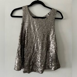 BKE Boutique Sequin Blouse